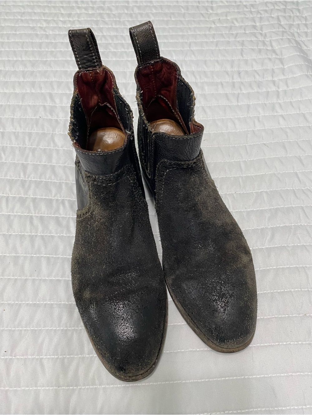 Bed Stu Ellice Chelsea Brown Ankle Boots Women’s Size 7.5 - Picture 3 of 12